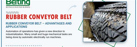 Rubber Conveyor Belt – Advantages and Applications