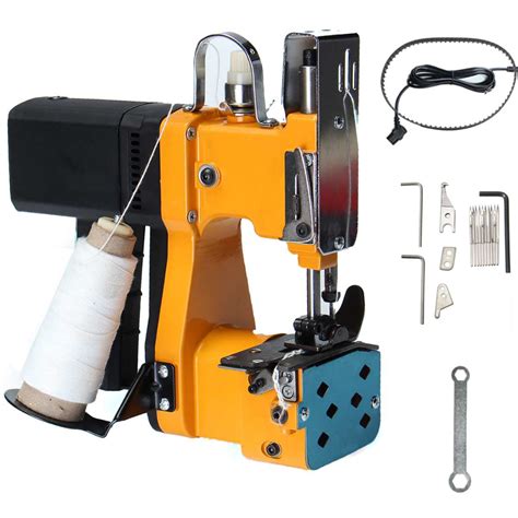 220V Mini Electric Sewing Machine Kit Handheld Bag Closer Stitching Sealing Machines for Textile ...