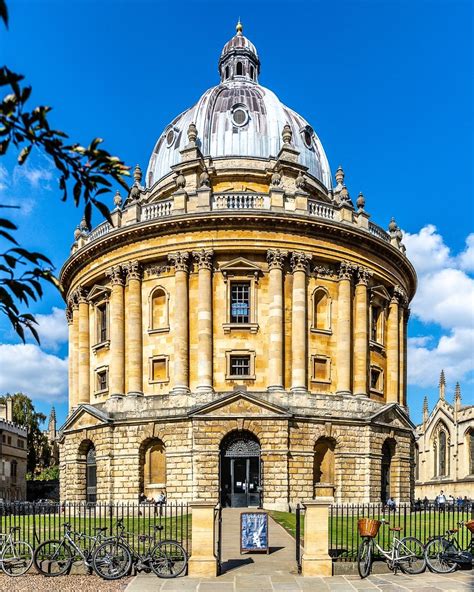 The Radcliffe Camera at Oxford University in England. This is one of ...