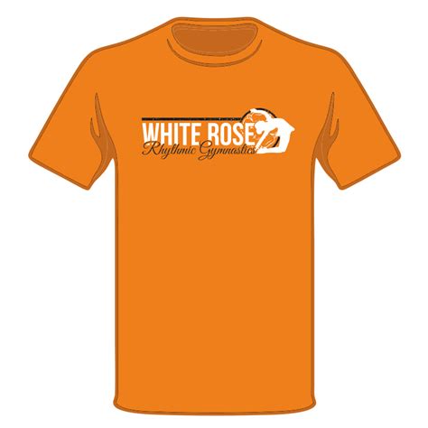 White Rose Orange T Shirt – Axznt Clothing