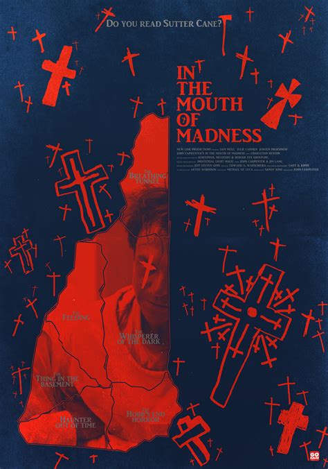 In The Mouth of Madness (1994) [1280 x 1828] | Horror movie posters, Minimalist movie poster ...