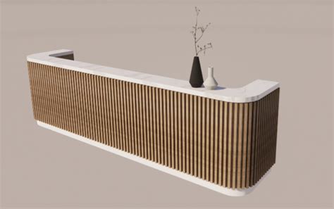 Reception Desk Furniture Revit - Image to u