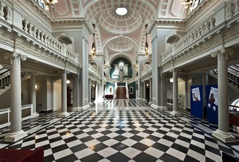 Woolwich Town Hall, Alfred Brumwell Thomas 1903-5. Entrance Hall. Photograph by Derek Kendall ...