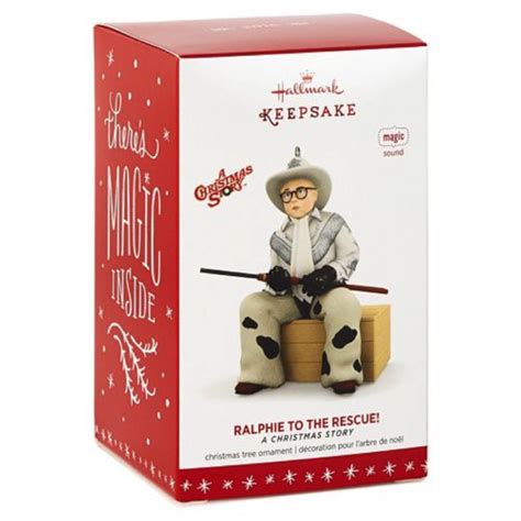 2016 * RALPHIE TO THE RESCUE! * A CHRISTMAS STORY HALLMARK ORNAMENT NIB ...