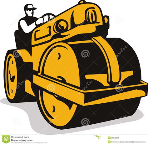 Steam roller clipart - Clipground