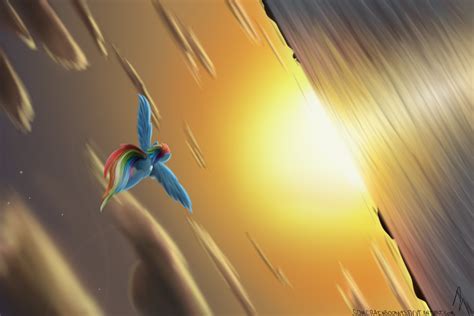 Rainbow Dash be flying by Tyruas | My Little Pony wallpapers | My Little Wallpaper - Wallpapers ...