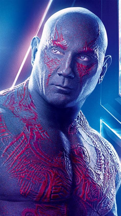 Drax In Avengers Infinity War 4K Ultra HD Mobile Wallpaper