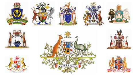 The coats of arms of Australian states and territories – Scoutcraft