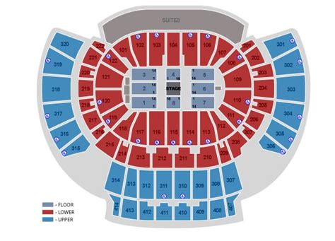 Footprint Arena Seating Chart