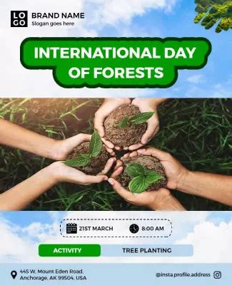 International Day of Forests Poster Template - PhotoADKing