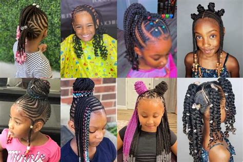 Box Braids Hairstyles For Little Girls