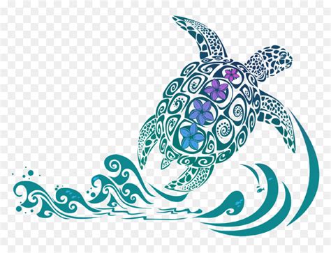 Sea Turtle Clip Art Vector Graphics Illustration - Sea Turtle Clipart ...