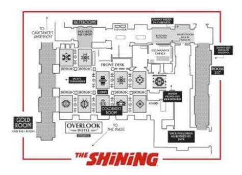 The Shining Hotel Floor Plan - floorplans.click