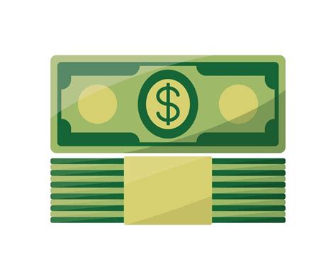 Premium Vector | Dollar banknote stack icon. vector illustration bank cash bill packs, bundles ...