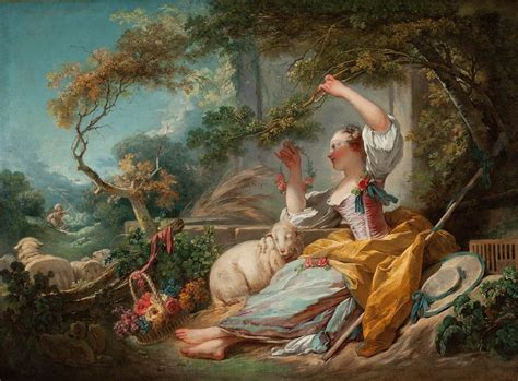 Jean-Honore Fragonard. The Shepherdess. 1750-52 | Rococo art, Jean ...