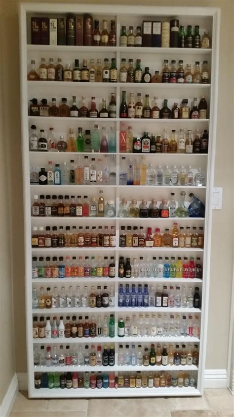 Alcohol Miniatures Display Cabinet • Display Cabinet