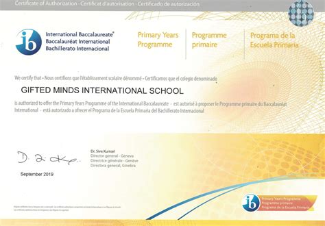 IB certificate 2019-1 - Gifted minds International schoolGifted minds ...