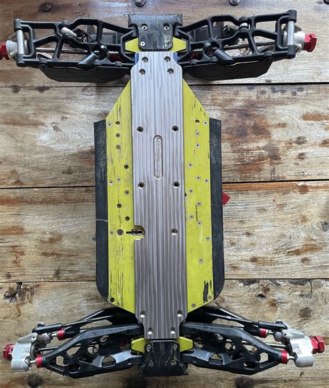 ARRMA KRATON 8S MEGA TITANIUM FULL LENGTH SKID PLATE - customrcuprades