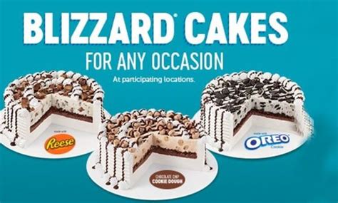 Blizzard Cakes at Dairy Queen