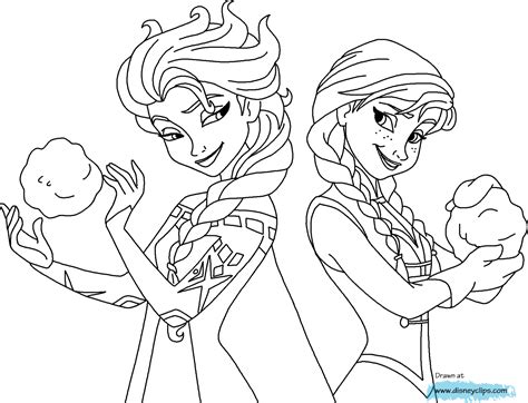 Frozen Elsa And Anna | Elsa coloring pages, Frozen coloring pages, Coloring pages