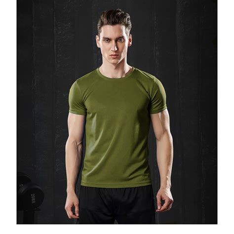 Active t-shirt unisex army green | Lazada PH