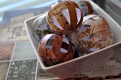 DCWV Diary: Decorative Paper Balls Video Tutorial | Paper decorations ...