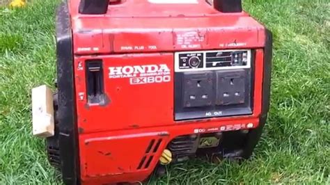 Honda EX800 Portable Generator Service Manual - Automotive Manuals