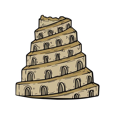 Torre de Babel. ciudad antigua babilonia de mesopotamia e irak ...