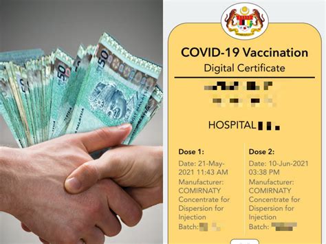 Clinics Received Bribes Up To RM1,000 For Fake Vaccination Certificates