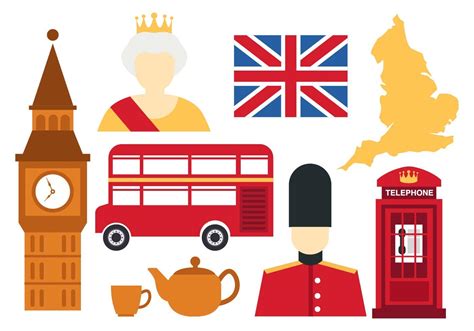 England Icons Vector 115985 Vector Art at Vecteezy