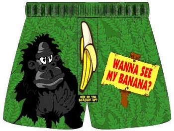 Wanna See My Banana? Boxers Men's Underwear - RainbowDepot - Rainbow Depot