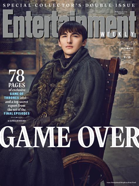 Entertainment Weekly Cover - March 2019 - Isaac Hempstead-Wright as ...