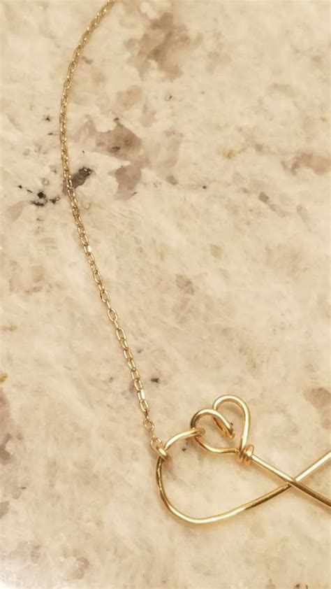 Infinity Heart Necklace Heart and Infinity Symbol Friendship Necklace ...