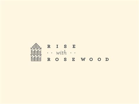 Rise with Rosewood logo by Avery Smith on Dribbble