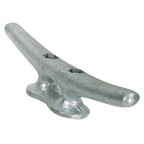 Whitecap 8" Galvanized Steel Dock Cleat | Overton's