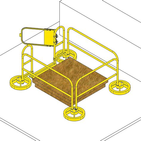 Roof Non-penetrating Hatch Guardrail | CAI Safety Systems, Inc.