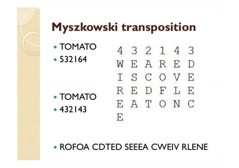 Transposition cipher