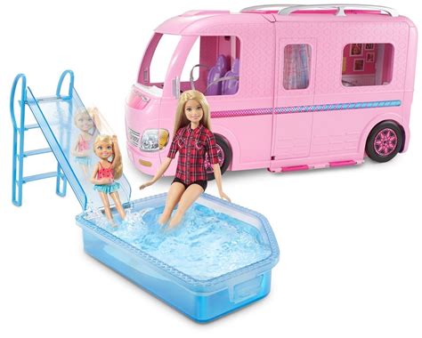 2016 Barbie's Dream Camper (RV) to campsite playset play set 52577 ...