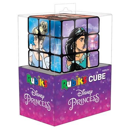 Buy Disney Princess Rubik's Cube | Collectible Puzzle Cube Featuring Characters - Ariel, Belle ...