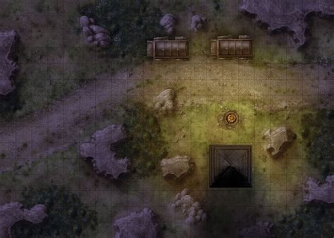 Campsite Battlemap | Fantasy map, Dungeon maps, Scenery