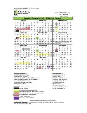 Rockdale County School Calendar - Fill Online, Printable, Fillable ...