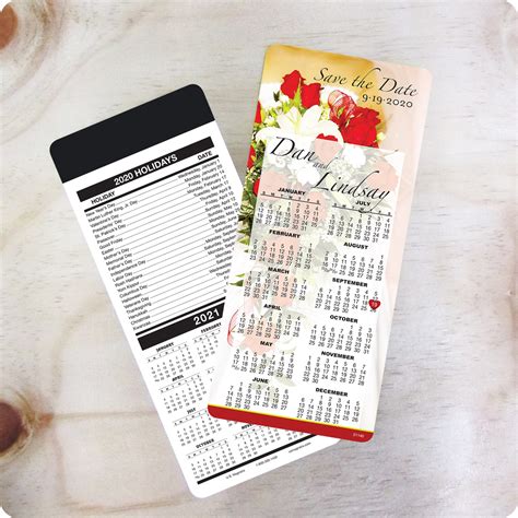 Custom Calendar with Magnetic Strip - Custom To Your Brand