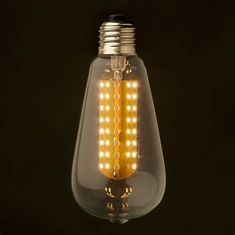 3 Watt Dimmable LED E26 Clear Edison bulb