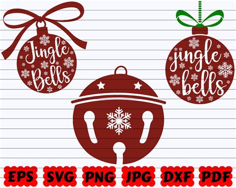 Jingle Bells SVG Christmas Bells SVG Holiday Bells SVG - Etsy Finland