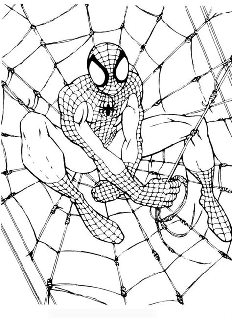 Coloring Pages | Printable Spiderman Colouring Pages