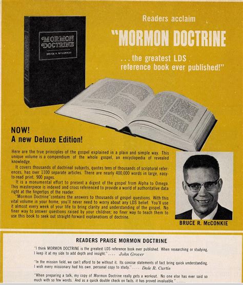 "Mormon Doctrine...the greatest LDS reference book ever published!" : r ...