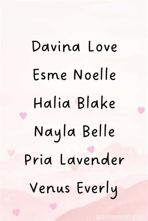 50+ Perfect Girl Names that Mean Love [2024]