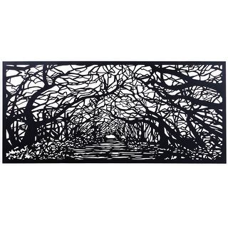 Canopy Road - Laser Cut Metal Wall Art With Fired Finish - Bed Bath ...