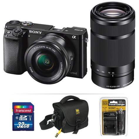 Sony Alpha a6000 Mirrorless Digital Camera Kit ILCE6000L/BKIT