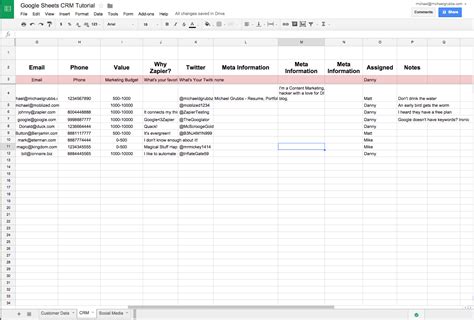 How to Create a Customizable CRM with Google Sheets | Zapier